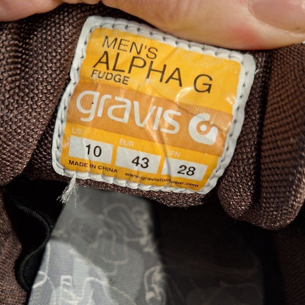 Gravis Alpha G Fudge sneakers size 10 - Picture 6 of 8
